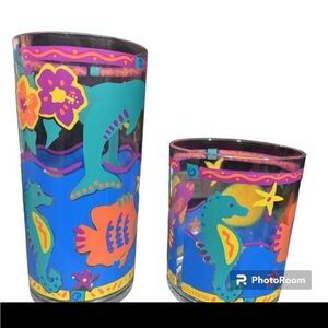 2 Piece Fish Plastic Cups Stotter Brand